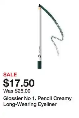 Sephora Glossier No 1. Pencil Creamy Long-Wearing Eyeliner offer