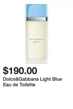Sephora Dolce&Gabbana Light Blue Eau de Toilette offer