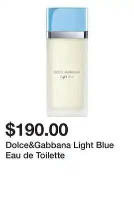Sephora Dolce&Gabbana Light Blue Eau de Toilette offer