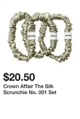 Sephora Crown Affair The Silk Scrunchie No. 001 Set offer