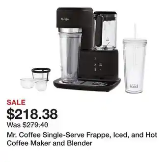 Bed Bath & Beyond Mr. Coffee Single-Serve Frappe, Iced, and Hot Coffee Maker and Blender offer