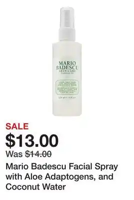 Sephora Mario Badescu Facial Spray with Aloe Adaptogens, and Coconut Water offer