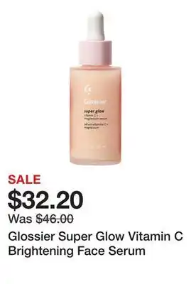 Sephora Glossier Super Glow Vitamin C Brightening Face Serum offer