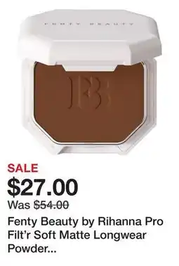 Sephora Fenty Beauty by Rihanna Pro Filt'r Soft Matte Longwear Powder Foundation offer