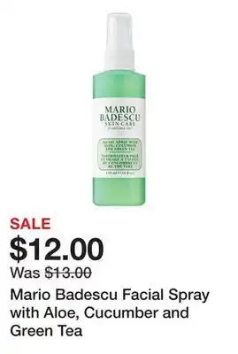 Sephora Mario Badescu Facial Spray with Aloe, Cucumber and Green Tea offer