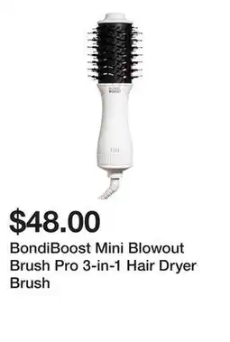 Sephora BondiBoost Mini Blowout Brush Pro 3-in-1 Hair Dryer Brush offer