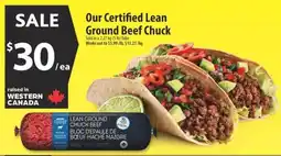 Co-op Our certified lean ground beef chuck offer
