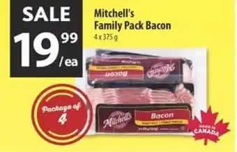 Co-op Mitchell's family pack bacon offer