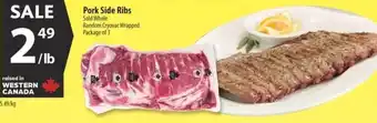 Co-op Pork side ribs sold whole offer