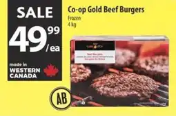 Co-op Co-op gold beef burgers offer
