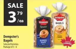 Co-op Dempster's bagels offer