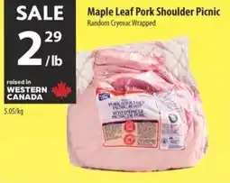 Co-op Maple leaf pork shoulder picnic offer