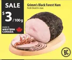 Co-op Grimm's black forest ham offer