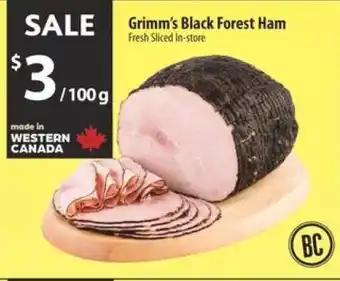 Co-op Grimm's black forest ham offer