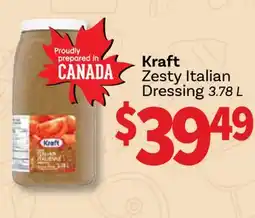 Wholesale Club ZESTY ITALIAN DRESSING, 3.78 L offer