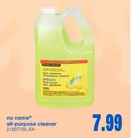 Wholesale Club NO NAME ALL-PURPOSE CLEANER offer