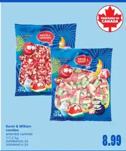 Wholesale Club KEVIN & WILLIAM CANDIES, 1/1.2 KG offer