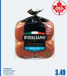 Wholesale Club D'ITALIANO BRIOCHE BUNS, 420 G-568 G offer