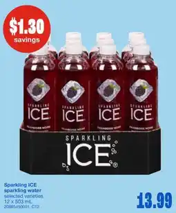 Wholesale Club SPARKLING ICE SPARKLING WATER, 12 x 503 mL offer