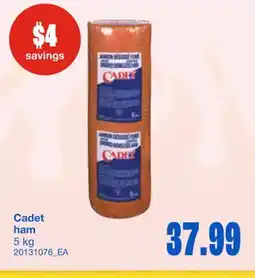 Wholesale Club CADET HAM, 5 KG offer