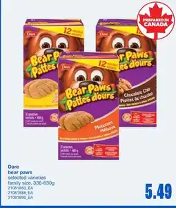 Wholesale Club DARE BEAR PAWS, 336-630G offer