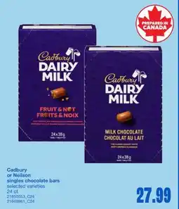 Wholesale Club CADBURY OR NEILSON, 24 CT offer