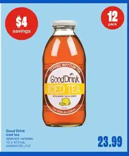 Wholesale Club ICED TEA, 12 X 473 ML offer