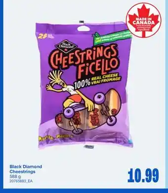 Wholesale Club BLACK DIAMOND CHEESTRINGS, 588 G offer