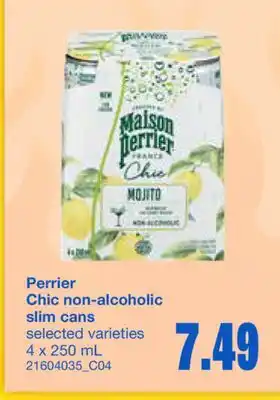 Wholesale Club CHIC NON-ALCOHOLIC SLIM CANS, 4 X 250 ML offer