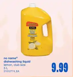 Wholesale Club DISHWASHING LIQUID, 5 L offer