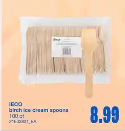 Wholesale Club BIRCH ICE CREAM SPOONS, 100 CT offer