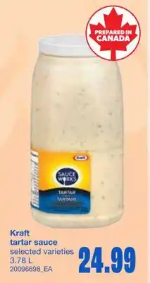 Wholesale Club TARTAR SAUCE, 3.78 L offer