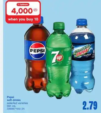 Wholesale Club SOFT DRINKS, 591 ML offer