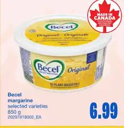 Wholesale Club BECEL MARGARINE, 850 G offer