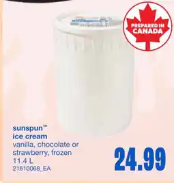 Wholesale Club ICE CREAM, 11.4 L offer