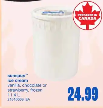 Wholesale Club ICE CREAM, 11.4 L offer