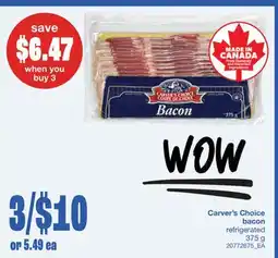 Wholesale Club BACON, 375 G offer