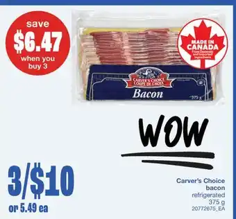 Wholesale Club BACON, 375 G offer