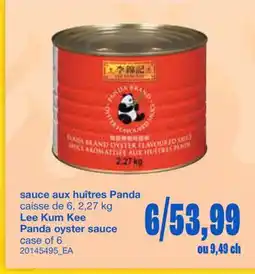 Wholesale Club SAUCE AUX HUÎTRES PANDA, caisse de 6, 2,27 kg offer