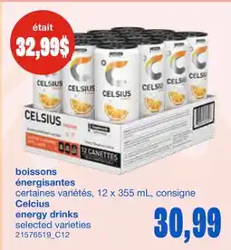 Wholesale Club BOISSONS ÉNERGISANTES, 12 X 355 ML offer