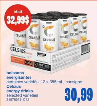 Wholesale Club BOISSONS ÉNERGISANTES, 12 X 355 ML offer