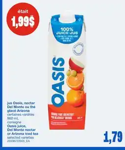 Wholesale Club JUS, NECTAR OR THÉ GLACÉ, 960 ML offer