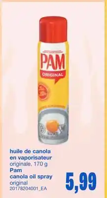 Wholesale Club HUILE DE CANOLA EN VAPORISATEUR, 170 G offer