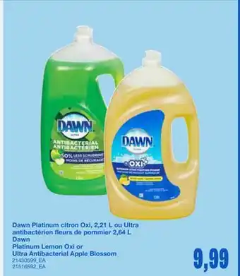 Wholesale Club PLATINUM CITRON OXI, 2,21 L OU ULTRA ANTIBACTÉRIEN FLEURS DE POMMIER 2,64 L offer