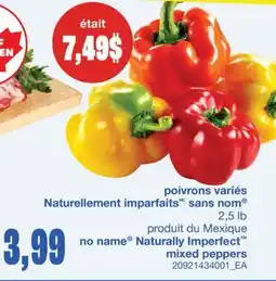 Wholesale Club POIVRONS VARIÉS NATURELLEMENT IMPARFAITS, 2,5 lb offer