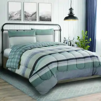 Giant Tiger Woodland Double/Queen Cottage Comforter Set - 3pc. offer