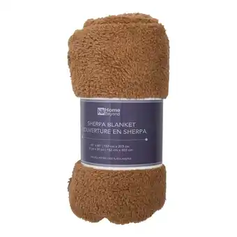 Giant Tiger Solid Sherpa Blanket - 60in.x80in. offer