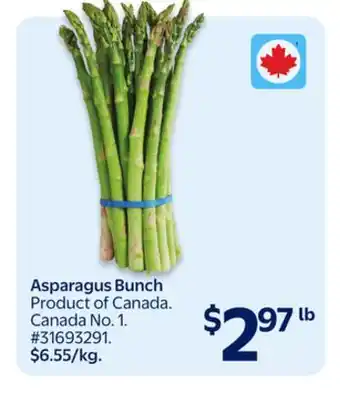 Walmart Asparagus Bunch offer