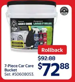 Walmart 7-Piece Car Care Bucket offer