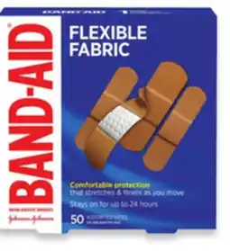 Walmart Band-Aid Adhesive Bandages 20s - 50s offer